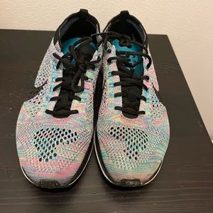 Womens Nike flyknit racer sneaker